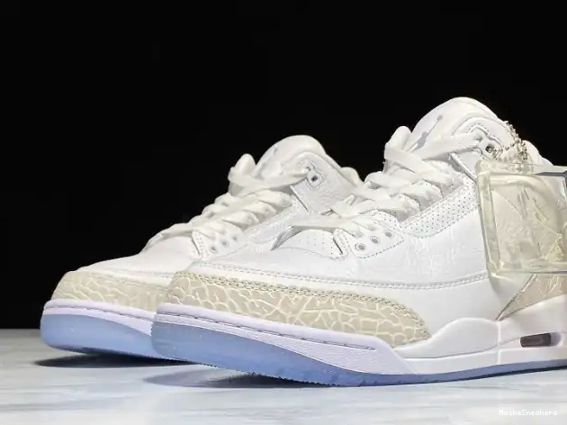 MaikeSneakers 3 White Triple Jordan Retro 136064-111 Air 0530